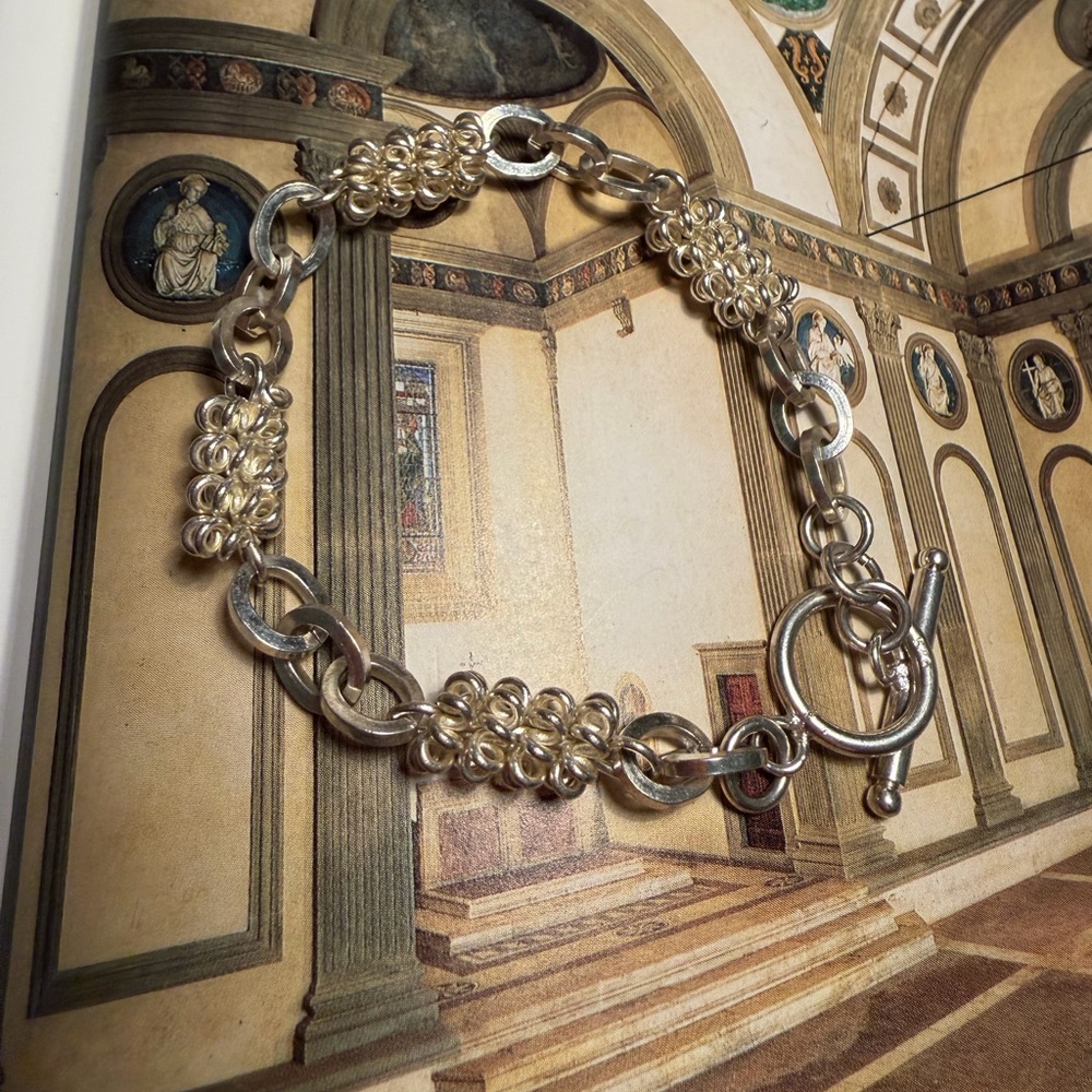 Elegant Silver Chain Bracelet